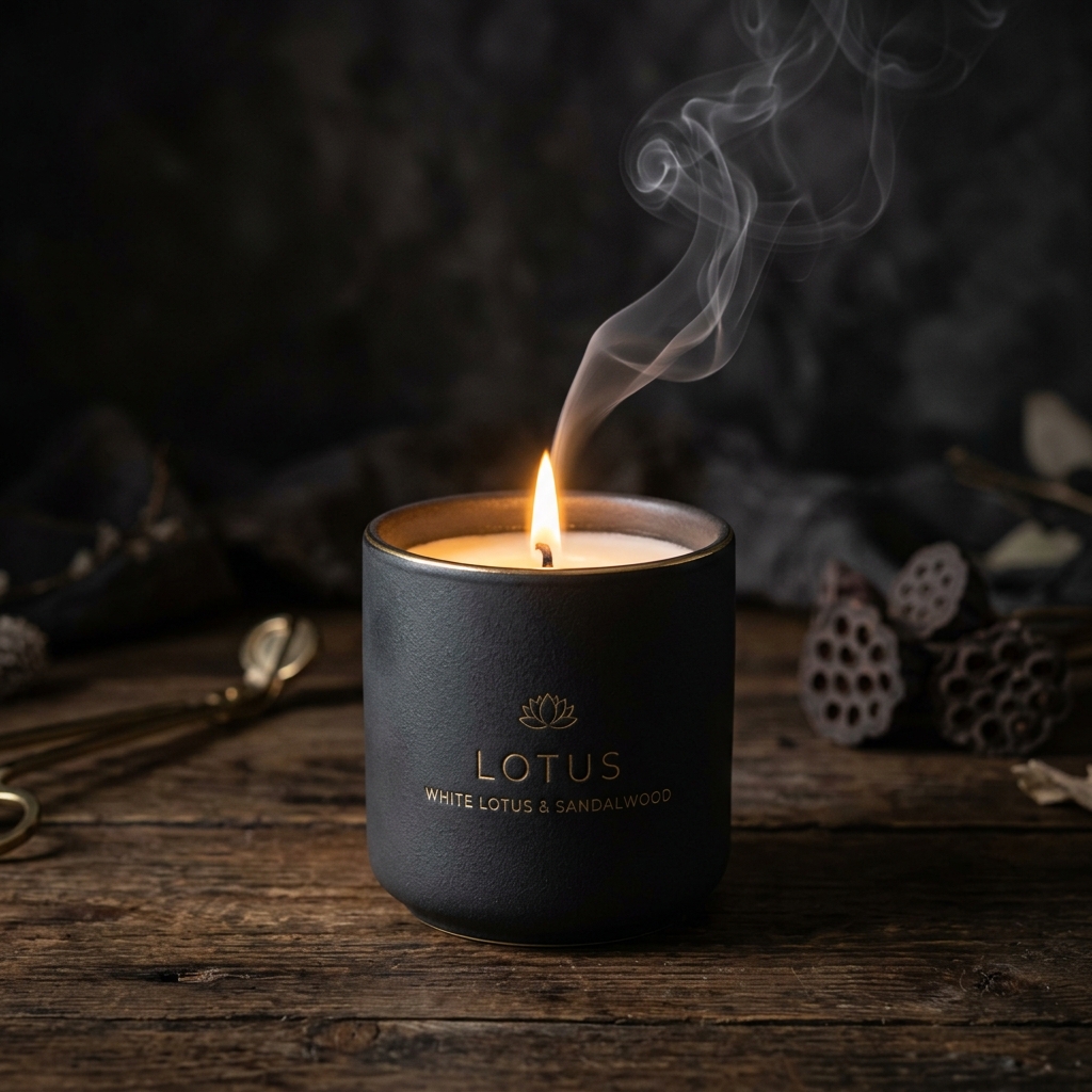 Nến Thơm Sen Trắng